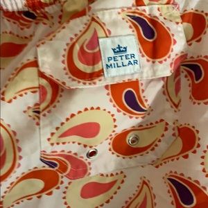 Peter Millar XL Swim trunk suit Men XL Paisley